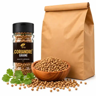 Coriandre graine IDBIO- pot de 25g- 500g-