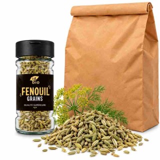 Fenouil grains IDBIO -pot de 40g- 500g-