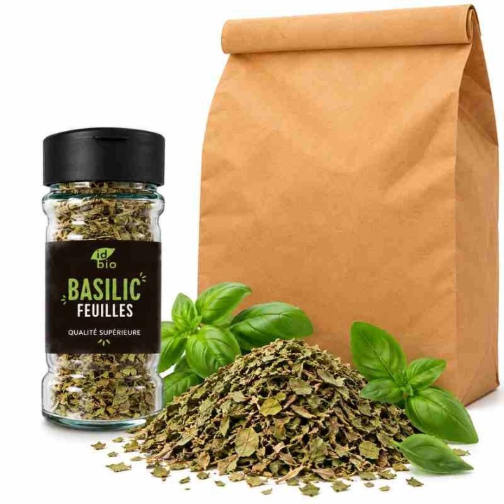 Basilic flocon IDBIO- pot de 15g- 500g-