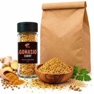 Gomasio au curry IDBIO- pot de 40g- 500g-