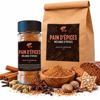 Mélange Pain d'épices IDBIO- pot de 30g- 500g-
