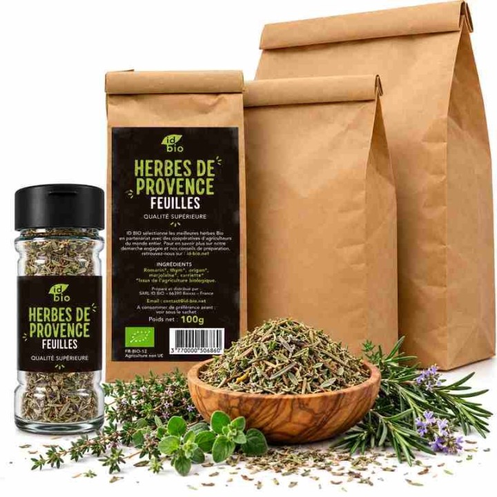 Herbes de Provence IDBIO- pot de 15g- 50g- 500g- 1.5Kg-