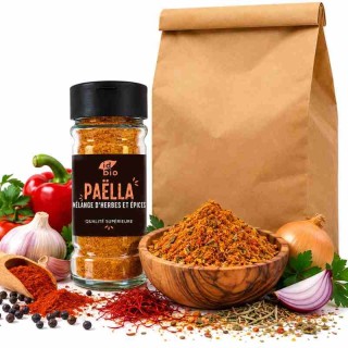 Mélange paëlla IDBIO- pot de 35g- 500g-