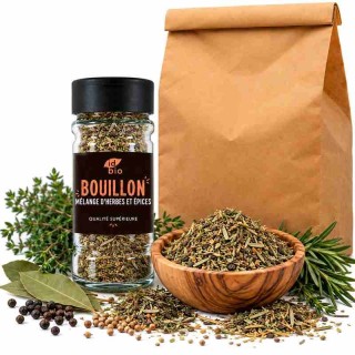 Bouillon Herbes et Epices IDBIO- pot de 15g- 500g-