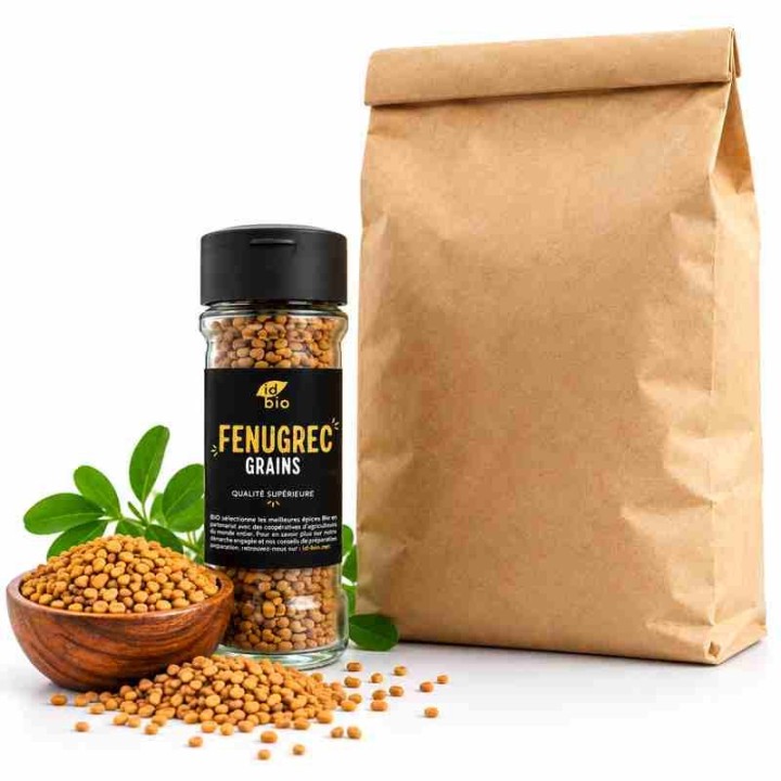 Fenugrec graine IDBIO- pot de 60g- 500g-