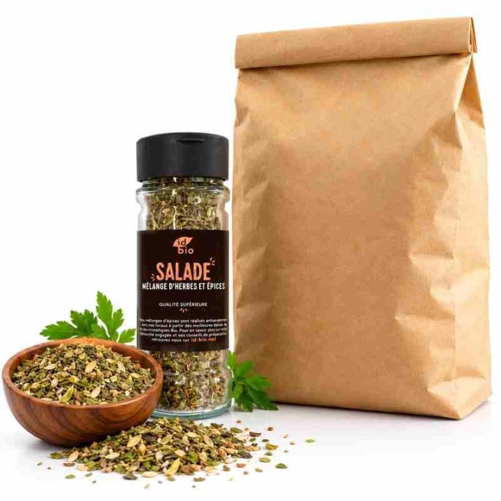 Mélange Salade IDBIO- pot de 20g- 500g-