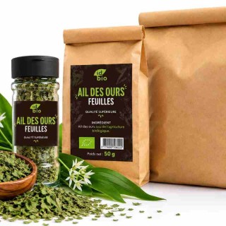 Ail des ours IDBIO- pot de 6g- 40g- 500g-