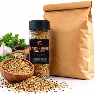 Mélange Panch Phoron IDBIO- pot de 40g- 500g-