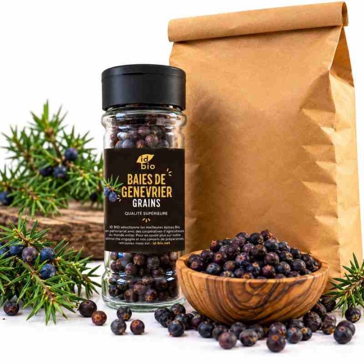 Baies de Genévrier IDBIO- pot de 30g- 500g-