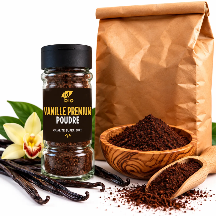 Vanille Premium poudre IDBIO- pot de 20g- 100g-