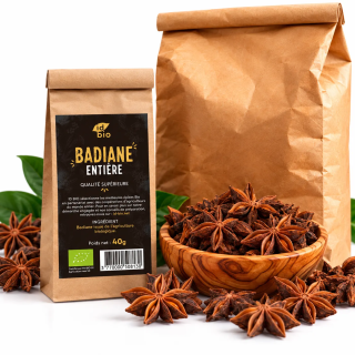 Badiane entière IDBIO- 40g- 500g-