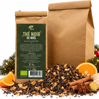 Thé noir de Noël IDBIO- 80g- 500g-