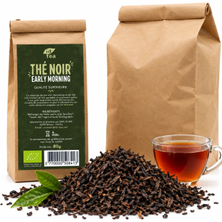 Thé noir Early Morning IDBIO- 80g- 500g-