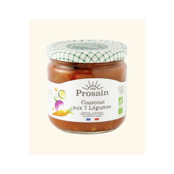 Couscous 7 légumes (préparation sans semoule) 360g
