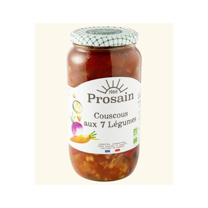 Couscous 7 légumes (préparation sans semoule) 1kg