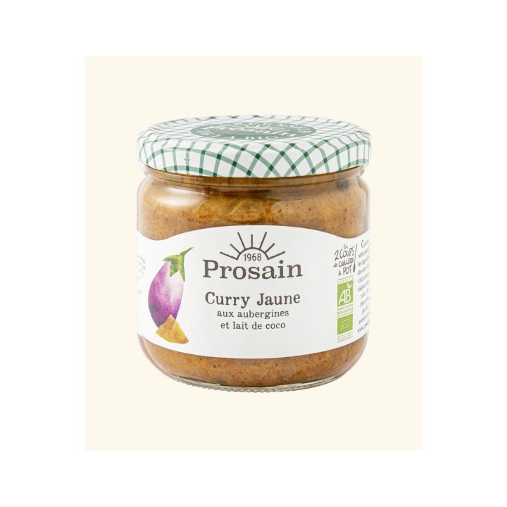 Curry Jaune Aux aubergines et lait de coco 345g