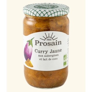 Curry Jaune Aux aubergines et lait de coco 650g