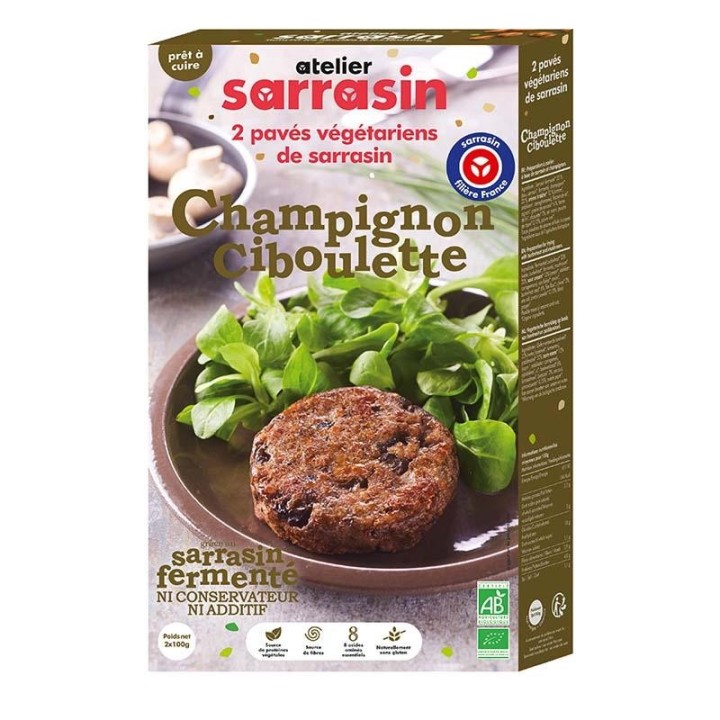 Galette de Sarrasin Champignon ciboulette 2*100g