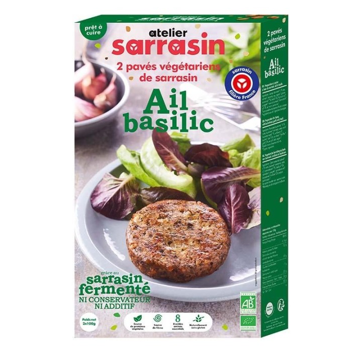 Galette de Sarrasin Ail Basilic 2*100g