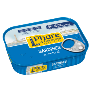 Sardines au naturel 81g