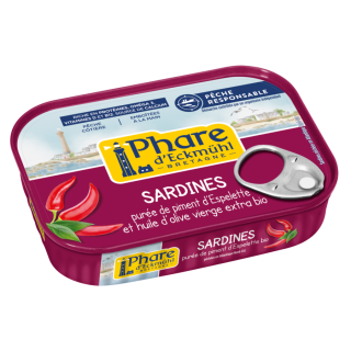 Sardines piment d'Espelette 135g
