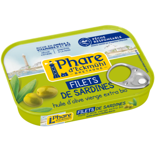 Filets de sardines huile d'olive vierge extra 100g