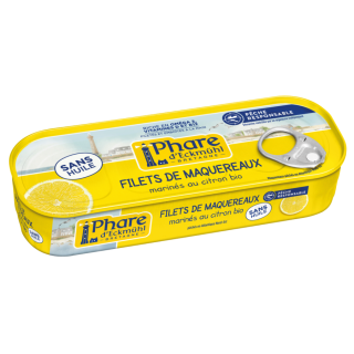 Filets de maquereaux marinés au citron 151g