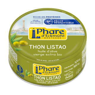 Thon listao huile d'olive vierge extra 160g
