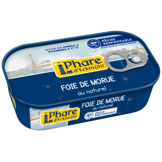 Foie de morue au naturel 121g
