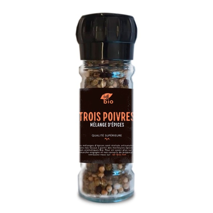 Mélange trois poivres grains 35g