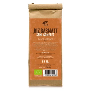 Riz Basmati Supérieur semi-complet