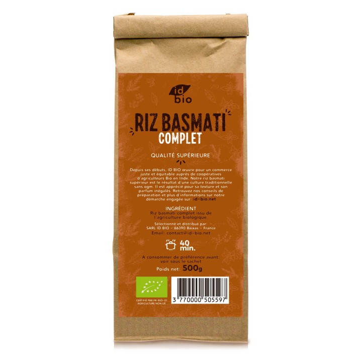 Riz Basmati Supérieur complet