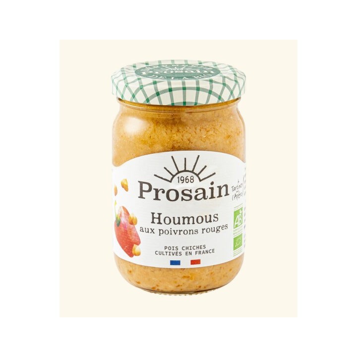 Houmous aux poivrons rouges 195g