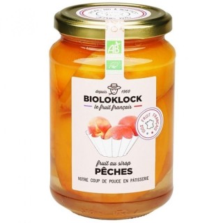 Pêches au sirop 220g