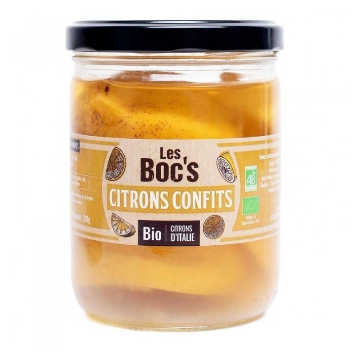 Citron confit en saumure 200g