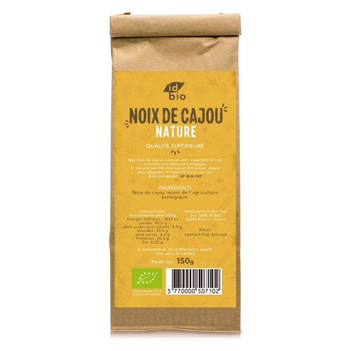 Noix de Cajou Nature 150g