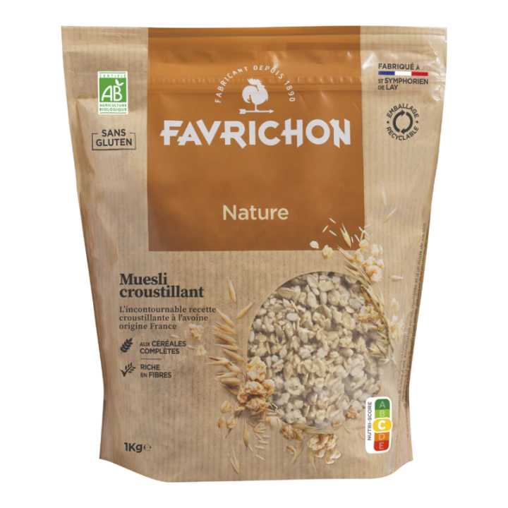 Muesli croustillant nature 1kg