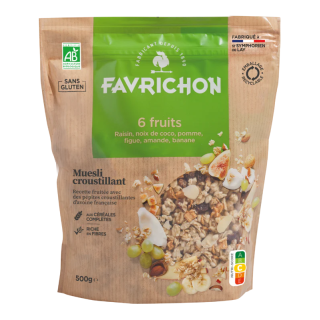 Muesli croustillant 6 fruits 500g