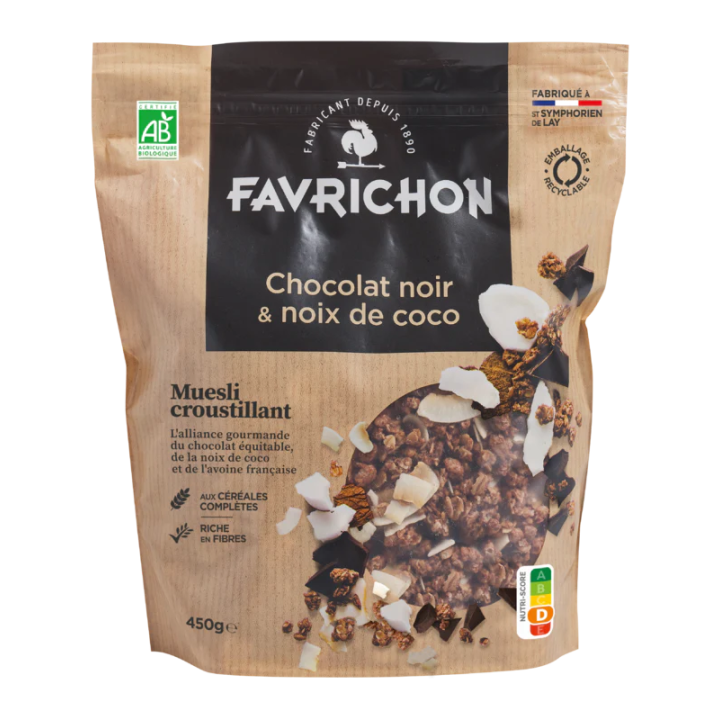 Muesli croustillant noix de coco 450g