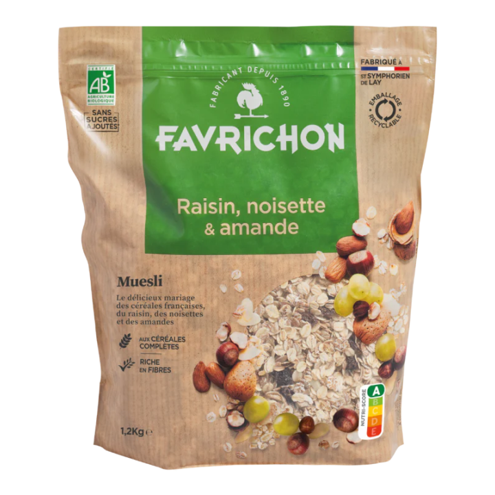 Muesli raisin noisette amande 1,2kg