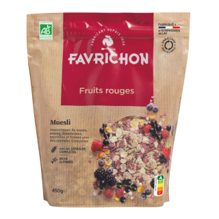 Muesli fruits rouges 450g