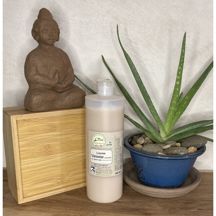 Liquide Vaisselle à la main au Savon Noir 500ml