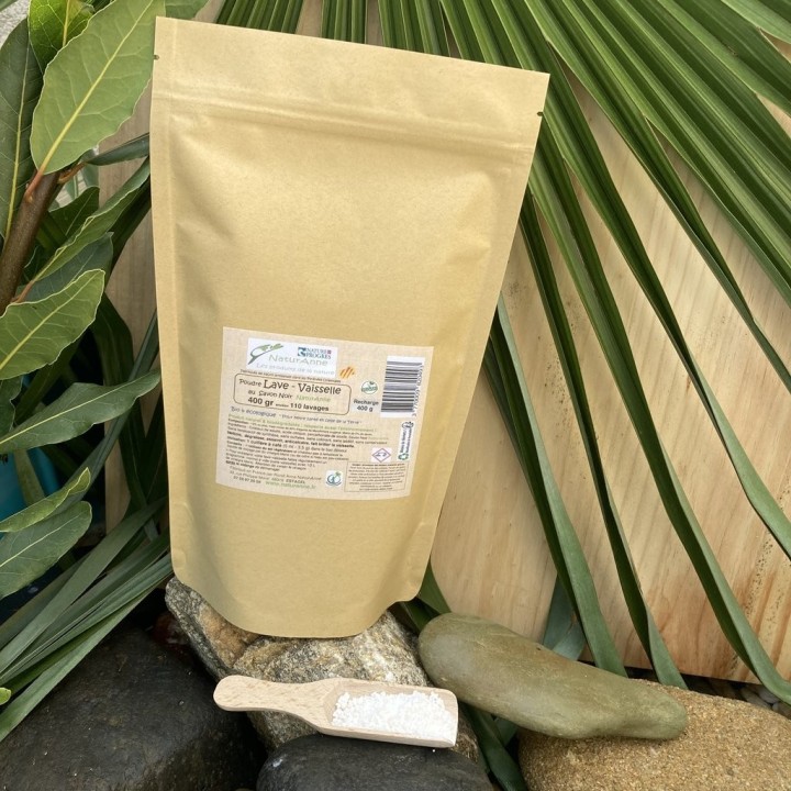 Lave Vaisselle poudre au savon noir recharge 400g