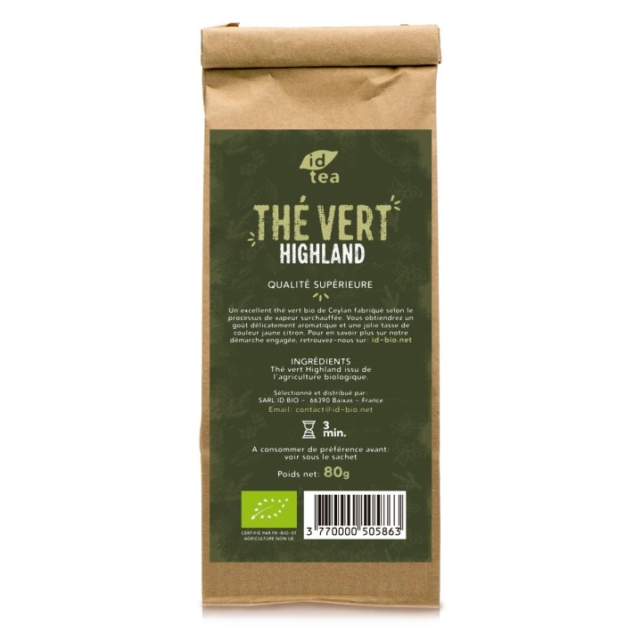 Thé Vert Highland 80g