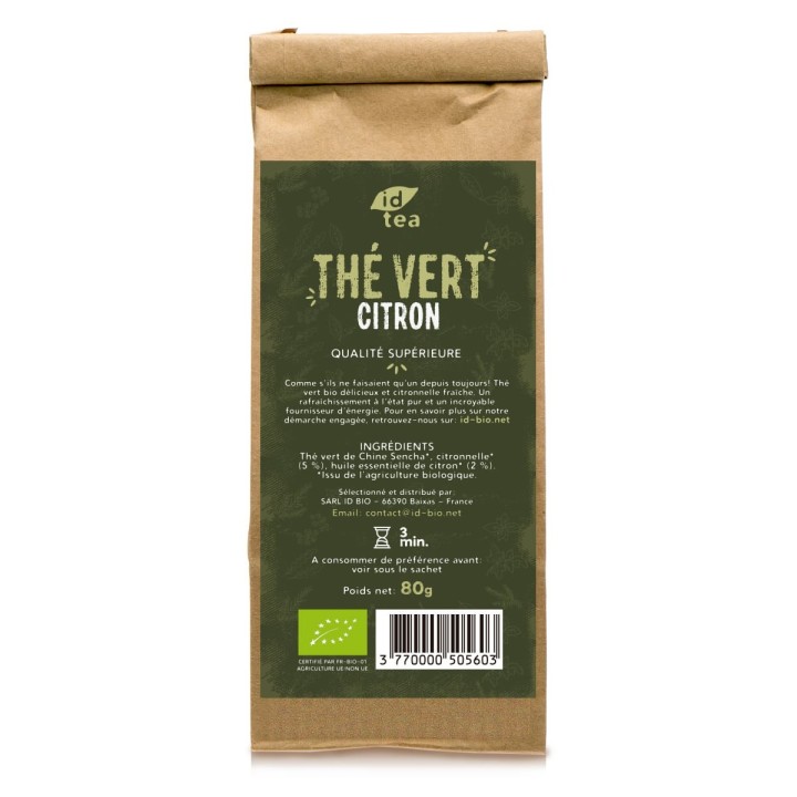 Thé Vert Citron 80g