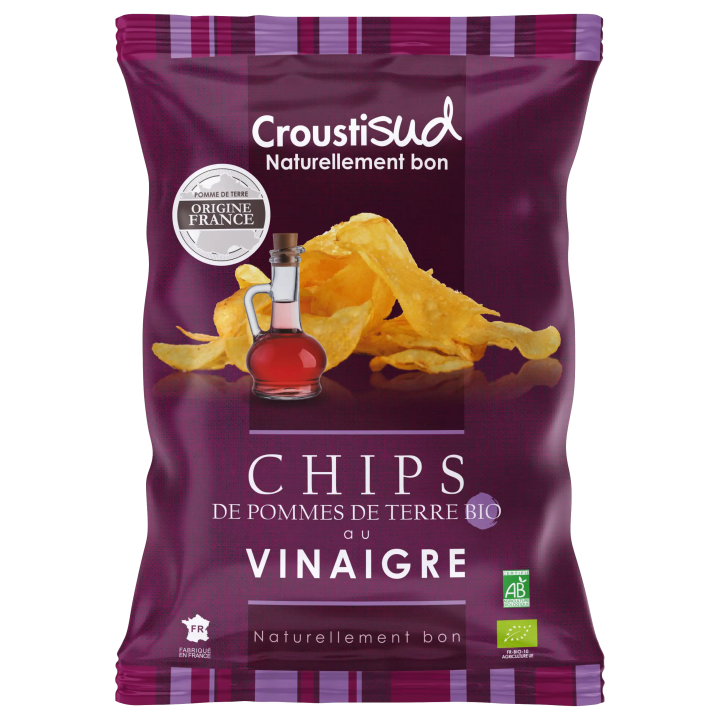 Chips de pomme de terre au vinaigre 100g