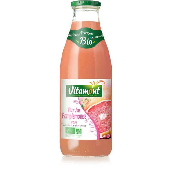JUS DE PAMPLEMOUSSE ROSE 1L