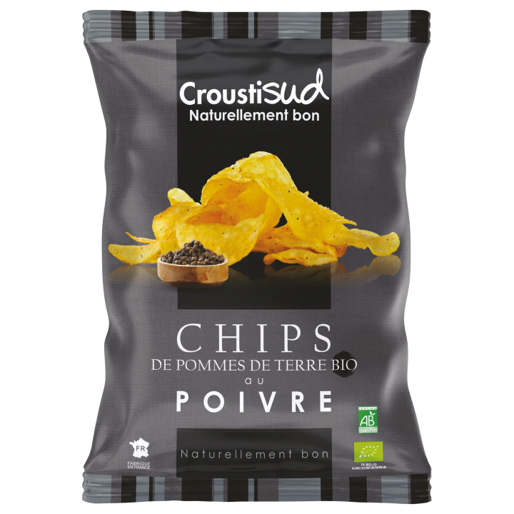 Chips de pomme de terre au poivre 100g