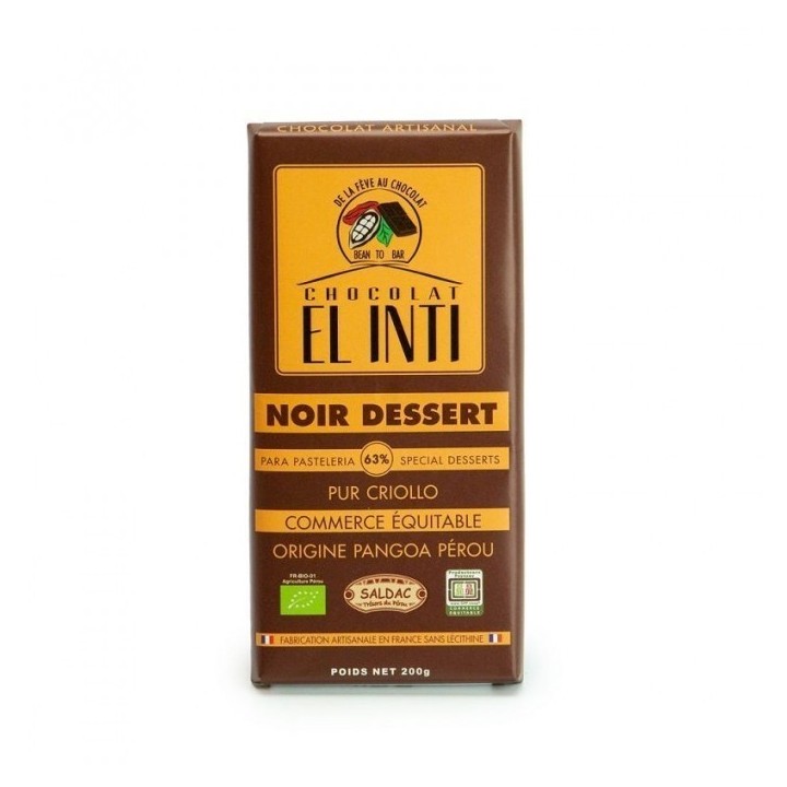 Chocolat Noir 63% 200g