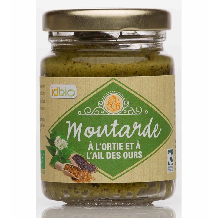 Moutarde à l'ancienne Ail des Ours Ortie 90g